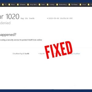 wallpapers Error 1020 Access Denied Reddit error 1020 access denied tech tips