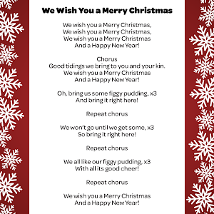 We Wish You A Merry Christmas Karaoke Instrumental Christmas Songs Youtube