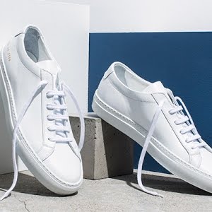 gq white trainers