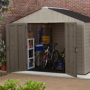 How To Build A Shed For Outdoor Storage Using A Resin Shed Kit The Home Depot Youtube