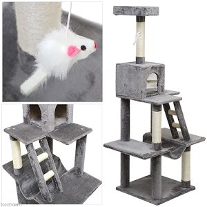 チャーム】キャットタワー ジャングルハウス 組み立て方法 cat tower 