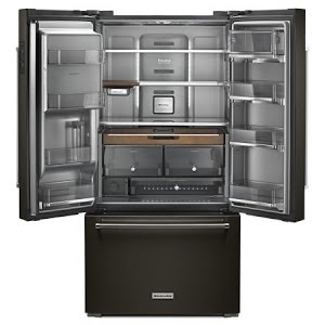 Kitchenaid Counter Depth Refrigerator Krfc704fbs Tour Youtube
