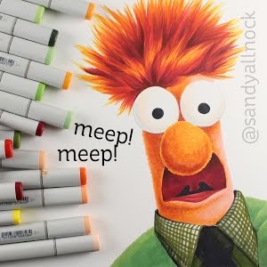 Muppets Drawing Beaker Youtube