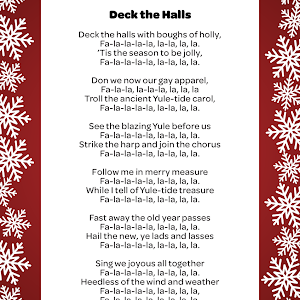 11+ Fa La La Lyrics Christmas Carol 2021