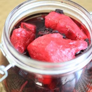 梅酢活用 新生姜で紅生姜を作ろう 1年保存可 How To Make Red Pickled Ginger Youtube