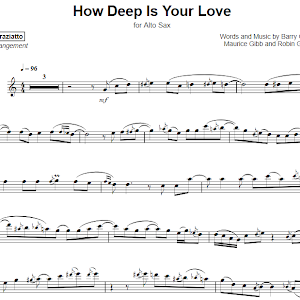 How Deep Is Your Love The Bee Gees Alto Saxophone Cover Graziatto Youtube
