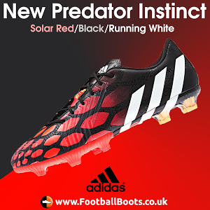 adidas predator instinct red and black