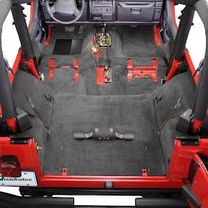 How to Replace Dirty Old Carpet in your 97-06 Jeep Wrangler TJ - YouTube