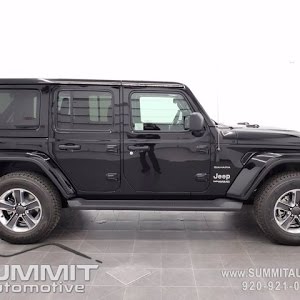 2021 JEEP WRANGLER SAHARA UNLIMITED BLACK COLOR MATCH TOP WALK AROUND  REVIEW 21J24 SOLD! SUMMITAUTO - YouTube