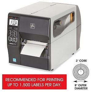Zebra ZT230 Industrial Barcode Printer - YouTube