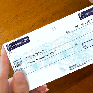 How To Deposit Cheque Into Cdms إيداع الشيكات في أجهزة الإيداع النقدي لبنك الإمارات دبي الوطني Youtube