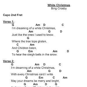 White Christmas Bing Crosby How To Play Beginner Guitar Lesson Youtube White Christmas Guitar Chords