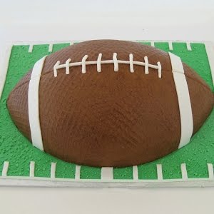 Football Cake Buttercream And Fondant Youtube