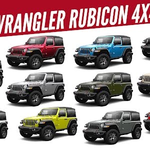 2022 Jeep Wrangler Rubicon 4X4 - All Color Options - Images | AUTOBICS -  YouTube