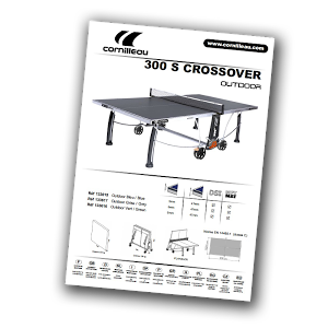 Montage Table De Ping Pong Cornilleau 300s Crossover Outdoor Youtube