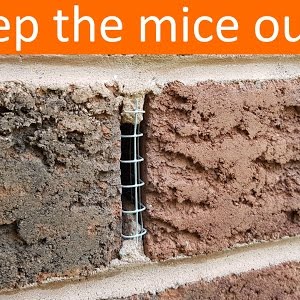 Diy Weep Hole Covers Stop The Mice Before They Get In Youtube