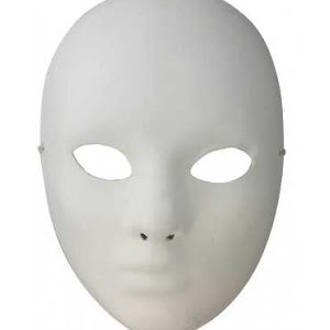 Blanco Juego de Roles Máscara de Papel Pintada a Mano Ópera 10 Piezas Máscara de Papel Fiesta Puede Dibujar Patrones Bricolaje Papel Blanco Máscara para Mascarada Cómodo de Llevar Carnaval 