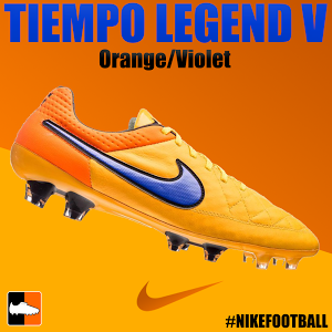 nike tiempo violet