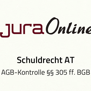 Schuldrecht At Agb Kontrolle 305 Ff Bgb Youtube