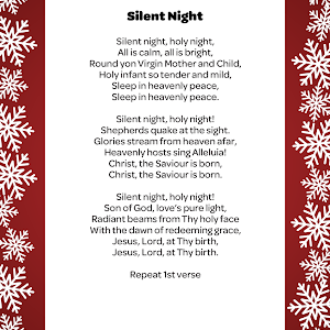 Silent Night With Lyrics Christmas Carol Youtube