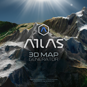 3d Map Generator Atlas Photoshop Plugin Youtube