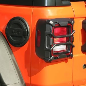 Rugged Ridge Elite Tail Light Guards for 2018+ Jeep Wrangler JL Standard &  LED Tail Lights - YouTube