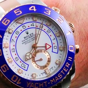 rolex yacht master silver and gold