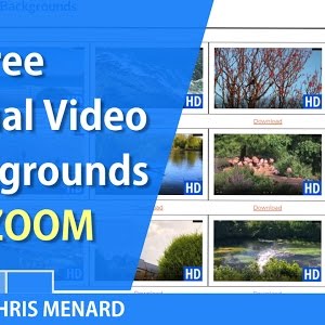 Zoom - 25 free virtual video backgrounds by Chris Menard - YouTube