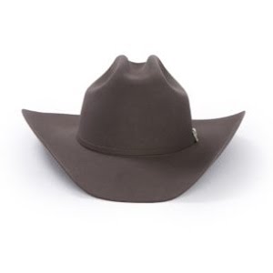 dark grey cowboy hat