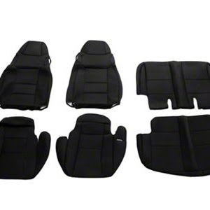 2003-2006 Jeep TJ TruShield Neoprene Front and Rear Seat Covers Review &  Install - YouTube