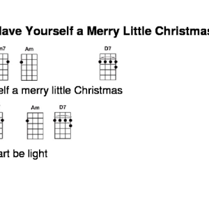 Have Yourself A Merry Little Christmas Ukulele Tutorial Ukulele Sisters Youtube Have Yourself A Merry Little Christmas Ukulele