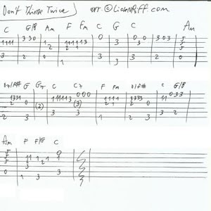 Fingerstyle Tutorial Don T Think Twice It S All Right Guitar Lesson W Tab Licknriff Youtube Fingerstyle Tutorial Don T Think Twice It S All Right Guitar Lesson W Tab Licknriff Youtube