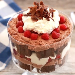 Chocolate Fudge Brownie Raspberry Trifle Gemma S Bigger Bolder Baking Ep 119