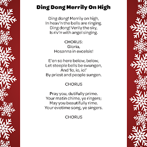 Ding Dong Merrily On High With Lyrics Christmas Carol Song Youtube