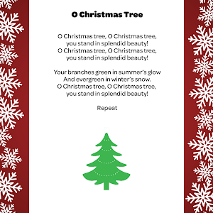 O Christmas Tree With Lyrics Christmas Songs Carol Youtube