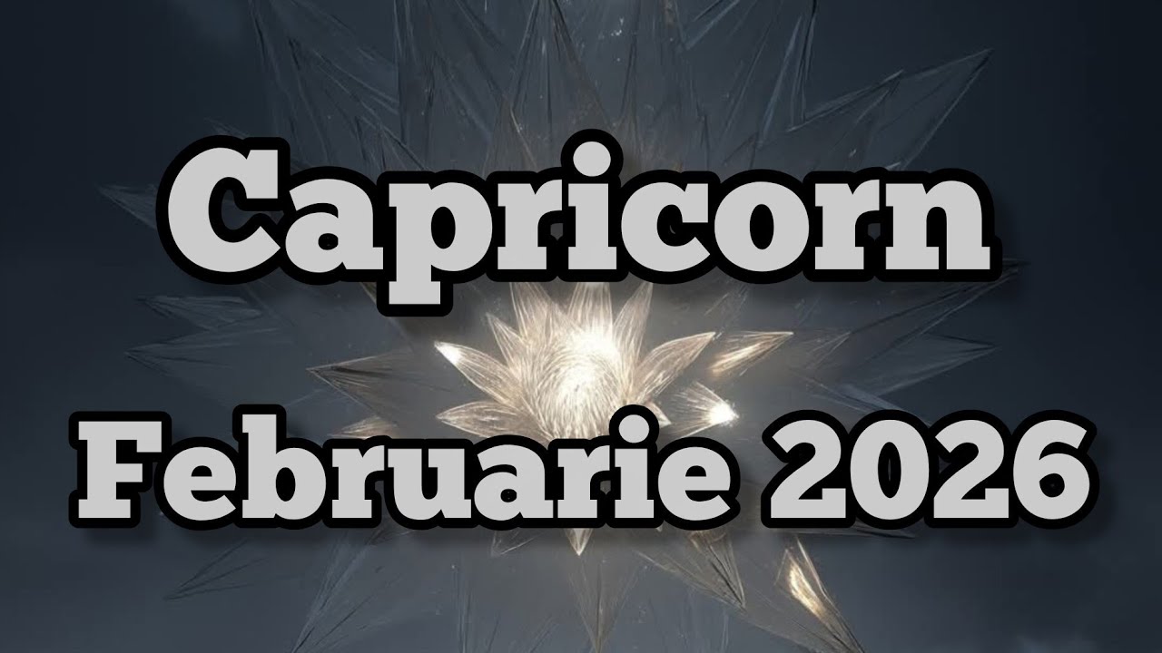 CAPRICORN  - Previziuni pentru luna Februarie 2026
