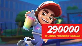 Subway Surfers Highest Score In Fifteen Minutes 290000 Subsurf Pro