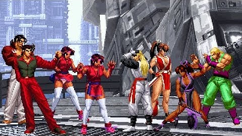 [KOF Mugen] Memorial | Robert & Yuri Team vs Andy & Mai Team [ 4vs4 ]