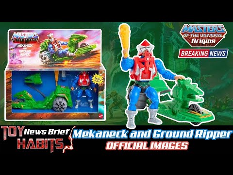 Mekaneck and Ground (Road) Ripper MOTU Origins Official Images and Link to Purchase From Amazon