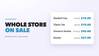 How to Run a Storewide Sale in WooCommerce | PricePulse