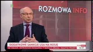 J. Lewandowski M.in. O Sankcjach Ws. Ukrainy Inforozmowa Tvp Info, 20.03.2014