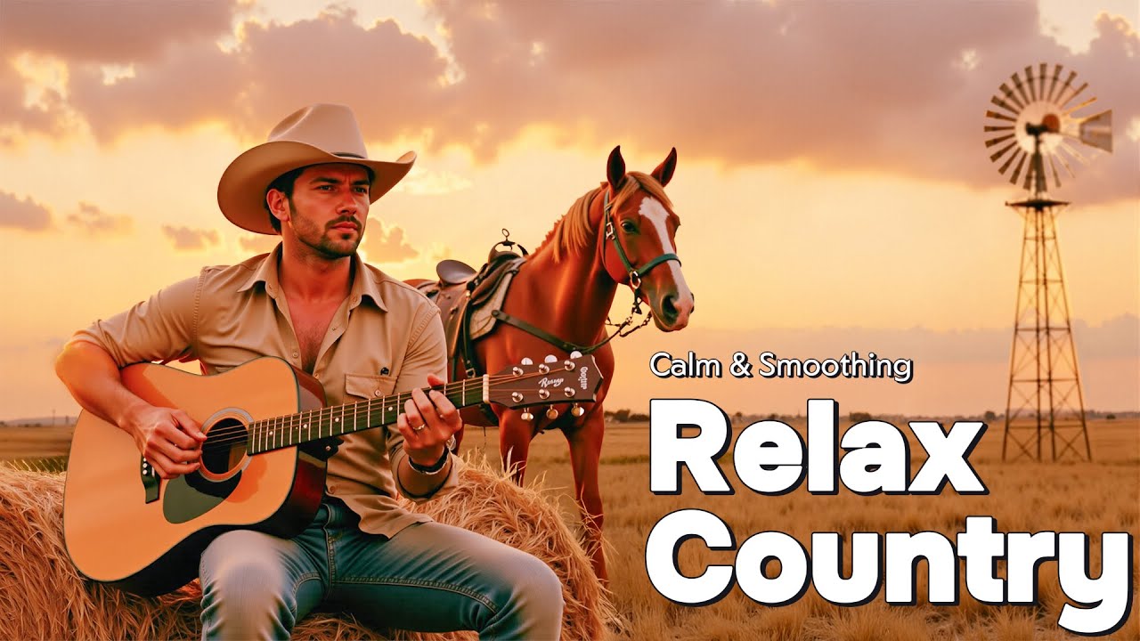 【Country Relax 99】Расслабляющая кантри-музыка с закатом успокоит вашу душу