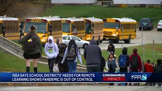 ISEA: Schools' shift to remote learning proves pandemic is out of control