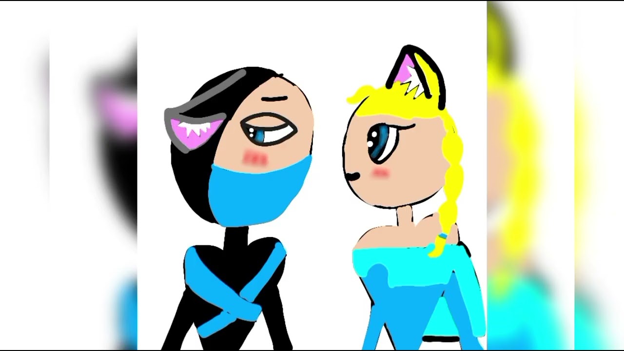 придумайте новые 3D комиксы про Саб зиро и Эльзу и выложите их в гугл