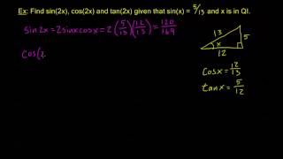 7.3.1 - Double Angle Formulas