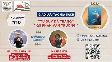 Toạ đàm: Giao lưu tác giả sách "Tư duy dã tràng" | Mừng tuổi sách 2025 | CNR