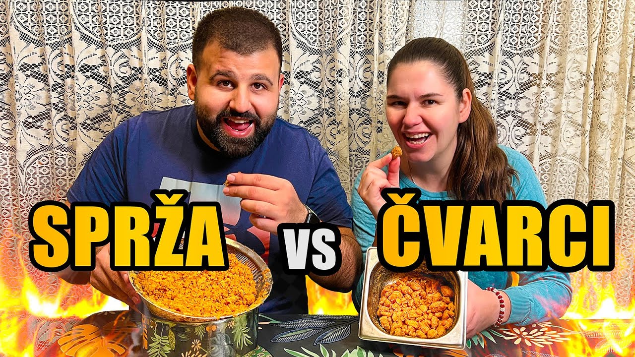 Ovako se prave DOMAĆI ČVARCI! Slučajno smo napravili i SPRŽU!