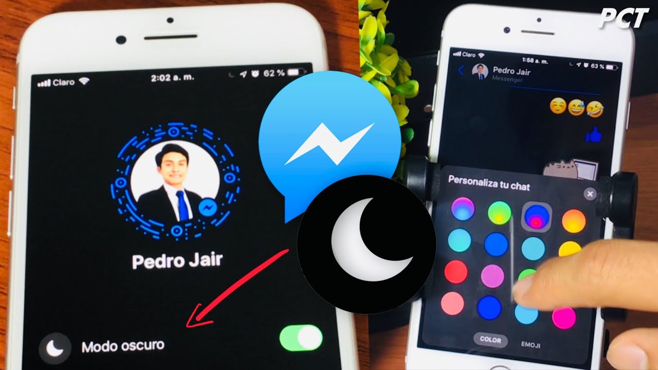 Así puedes obtener el modo obscuro en Facebook Messenger