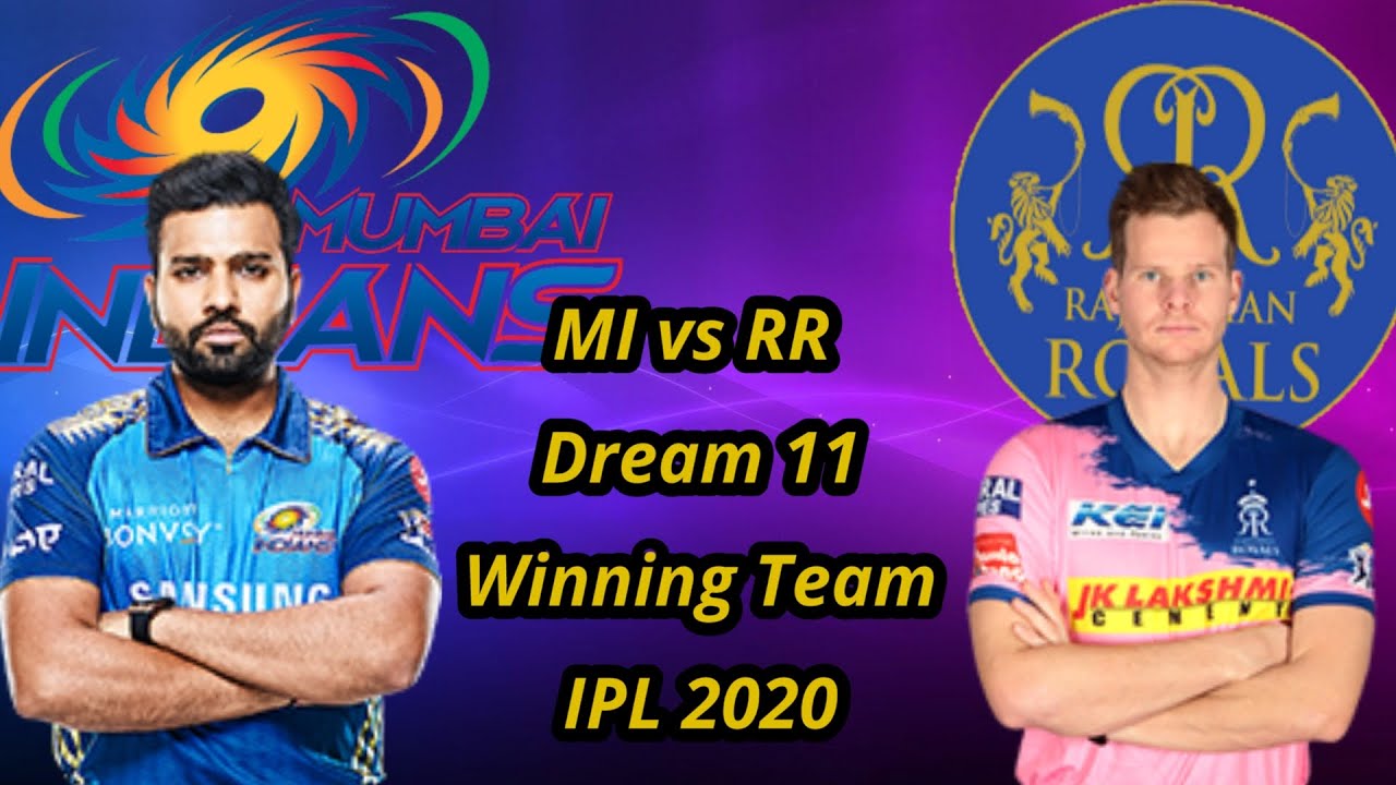 MI vs RR Dream 11 Winning Team IPL 2020