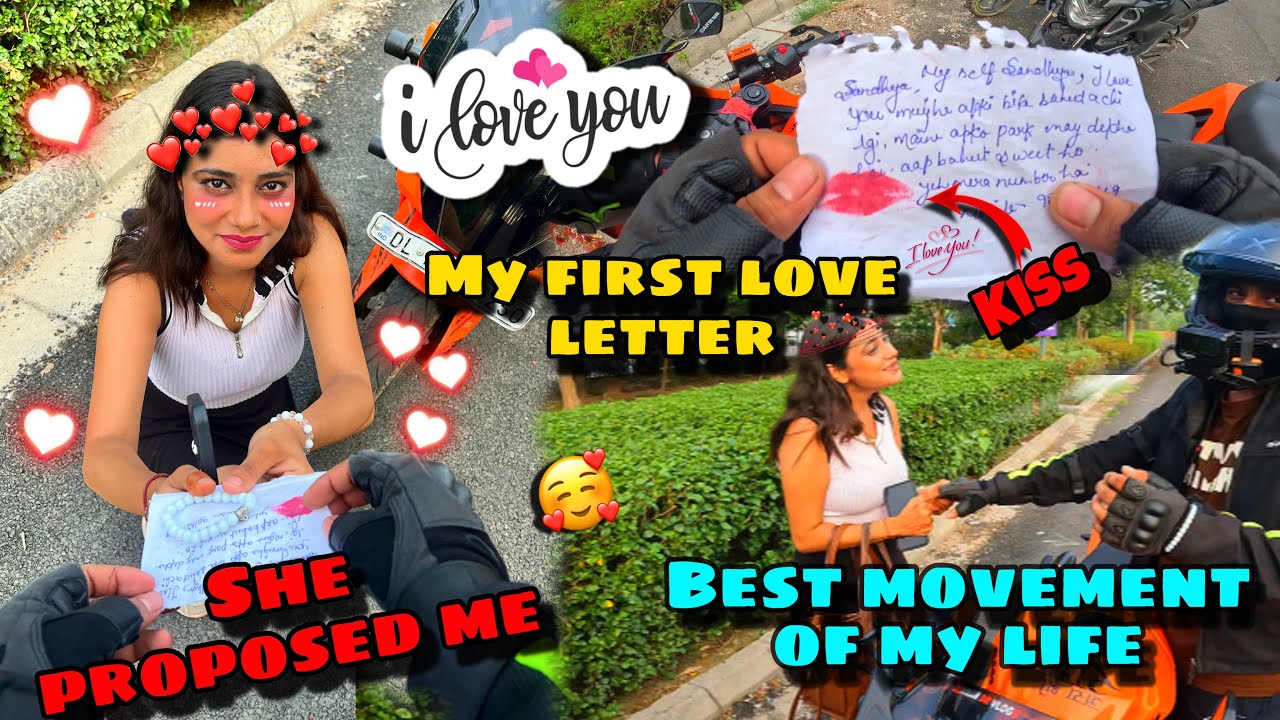 She Proposed Me🥰|| My First Love Letter 💌 || Number Mil Gya 😍| 